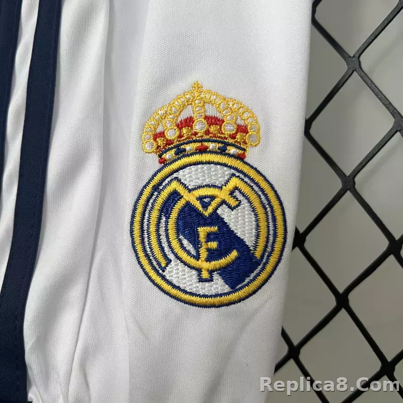 2012-13 Real Madrid Home Retro Kids Kit Jersey+Shorts - detail