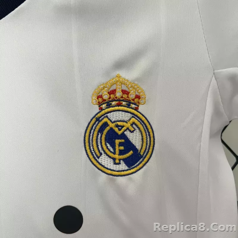 2012-13 Real Madrid Home Retro Kids Kit Jersey+Shorts - detail