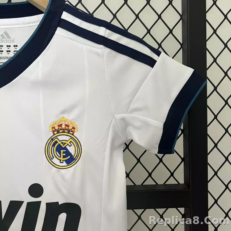 2012-13 Real Madrid Home Retro Kids Kit Jersey+Shorts - detail