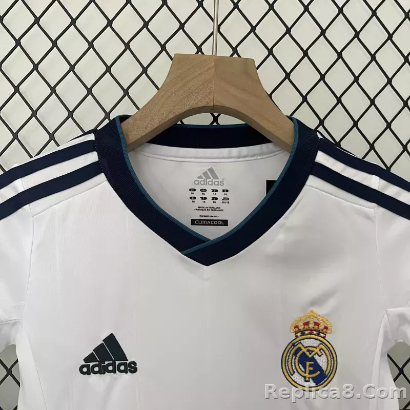 2012-13 Real Madrid Home Retro Kids Kit Jersey+Shorts - detail