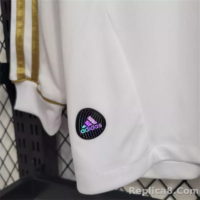 11-12 Real Madrid Home Retro Jersey Lond Sleeve - detail