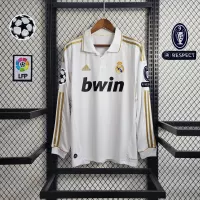 11-12 Real Madrid Home Retro Jersey Lond Sleeve - view 7