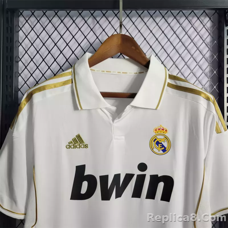 11-12 Real Madrid Home Retro Jersey - detail