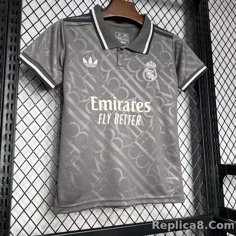 24-25 Real Madrid Third Away Kids Kit Jersey+Shorts - detail