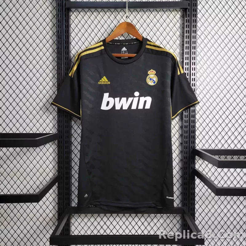 11-12 Real Madrid Away Retro Jersey Black