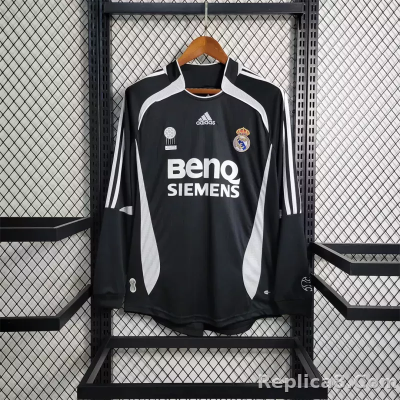 2006/07 Real Madrid Away Retro Jersey Long Sleeve
