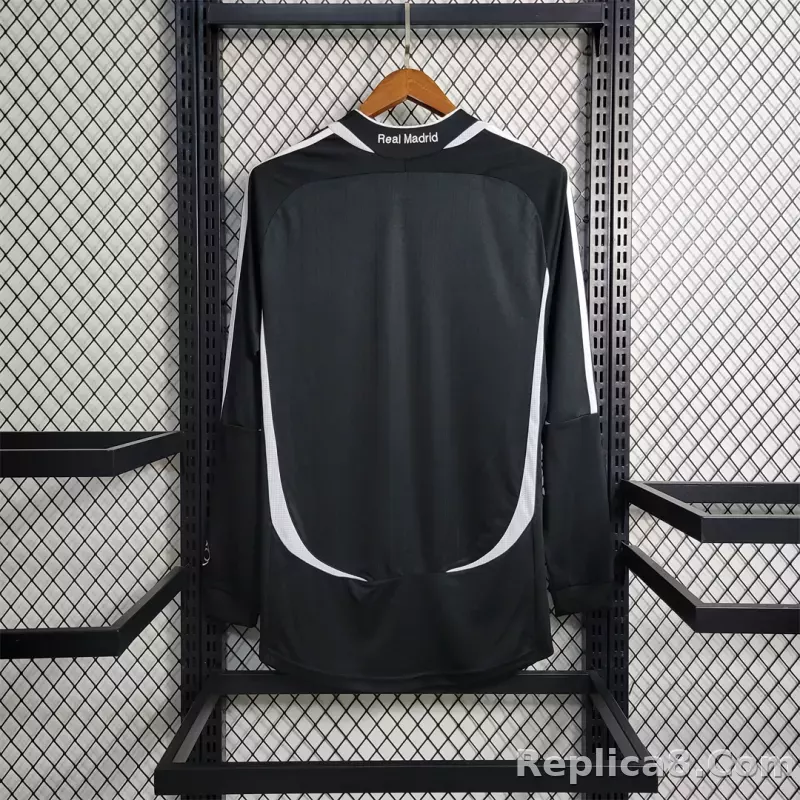 2006/07 Real Madrid Away Retro Jersey Long Sleeve - detail
