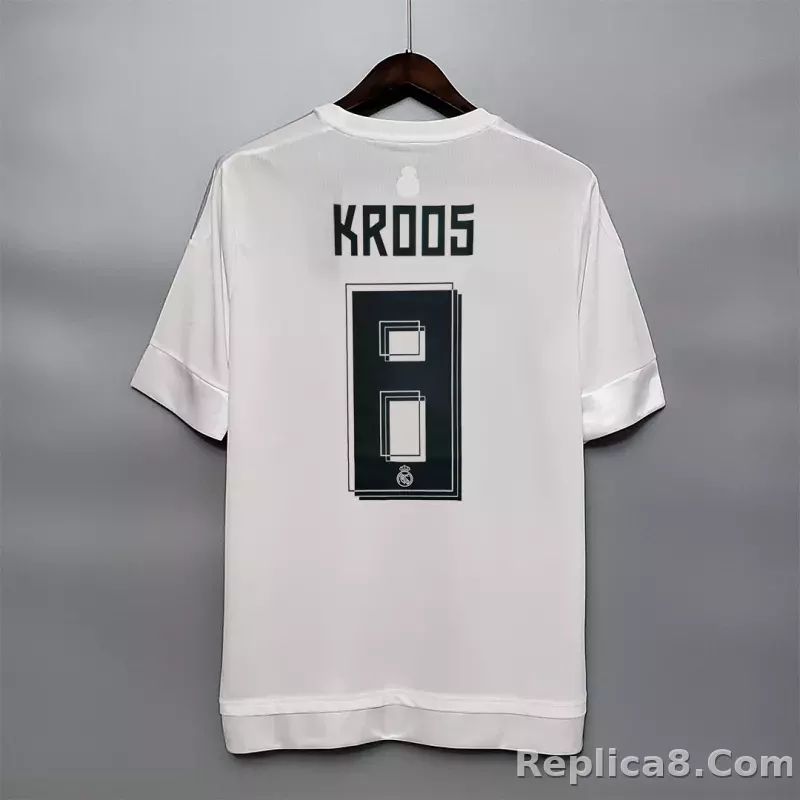 2015-16 Real Madrid Home Retro Jersey - detail