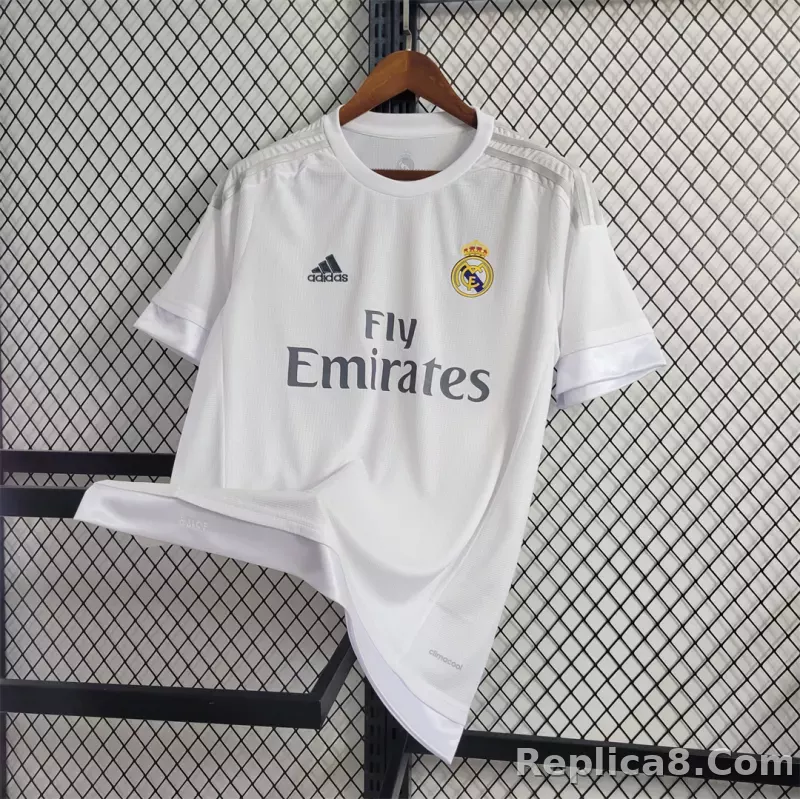 2015-16 Real Madrid Home Retro Jersey - detail