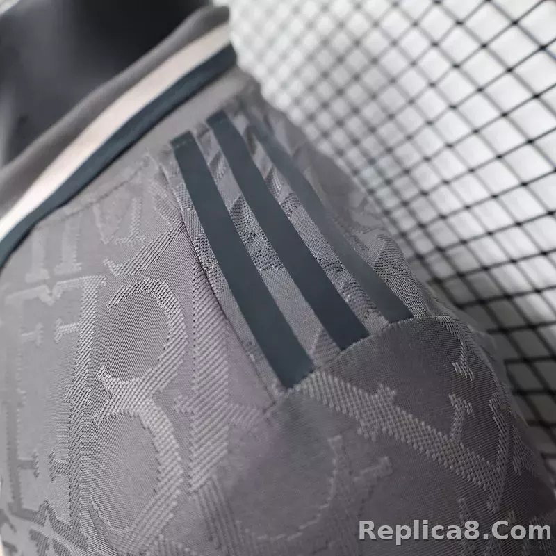24-25 Real Madrid Third Away Soccer Jersey Player Version Long Sleeve - detail