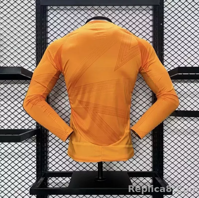 24-25 Real Madrid Away Soccer Jersey Player Edition Long Sleeve - detail