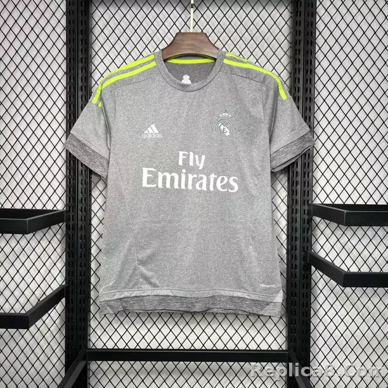 2015/16 Real Madrid Away Retro Jersey Grey