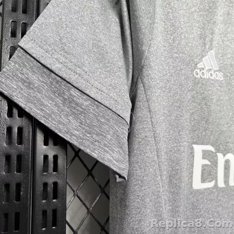 2015/16 Real Madrid Away Retro Jersey Grey - detail