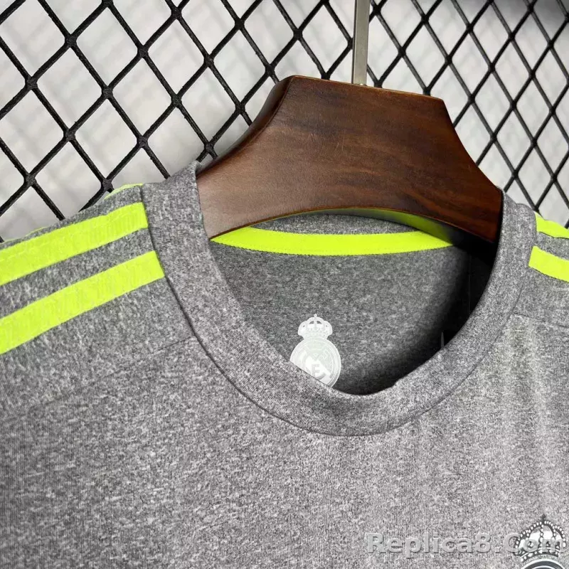 2015/16 Real Madrid Away Retro Jersey Grey - detail