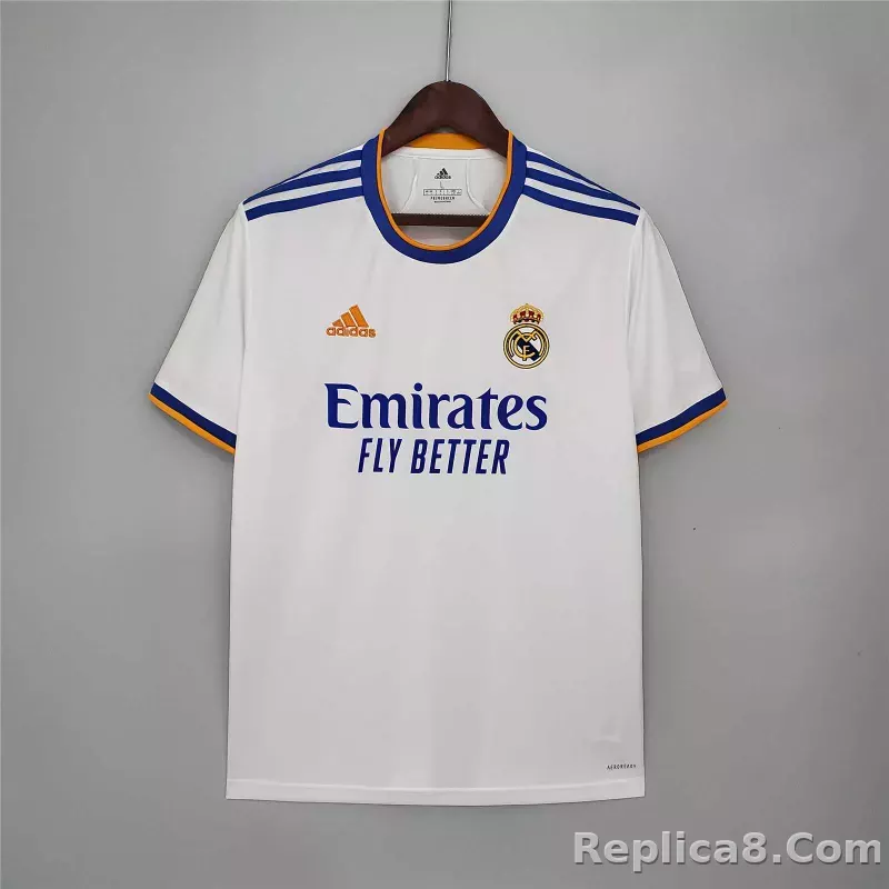 21-22 Real Madrid Home Soccer Jersey