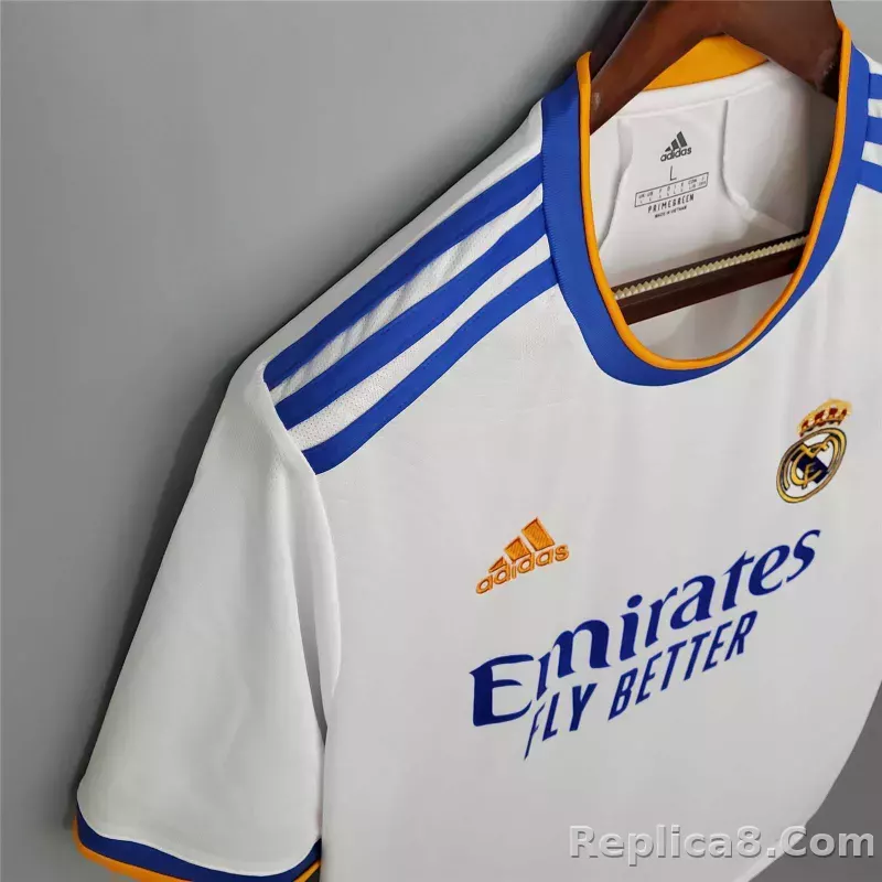 21-22 Real Madrid Home Soccer Jersey - detail