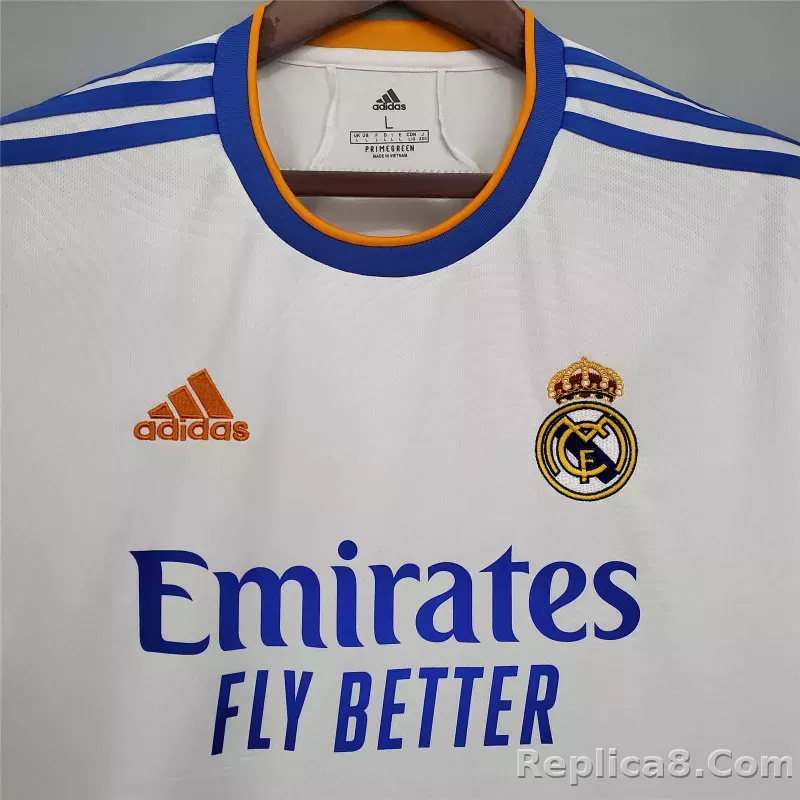 21-22 Real Madrid Home Soccer Jersey - detail