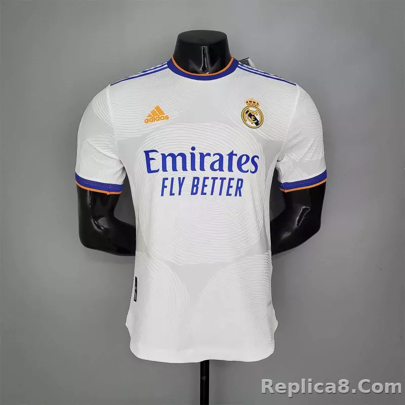 21-22 Real Madrid Home Soccer Jersey Player Version
