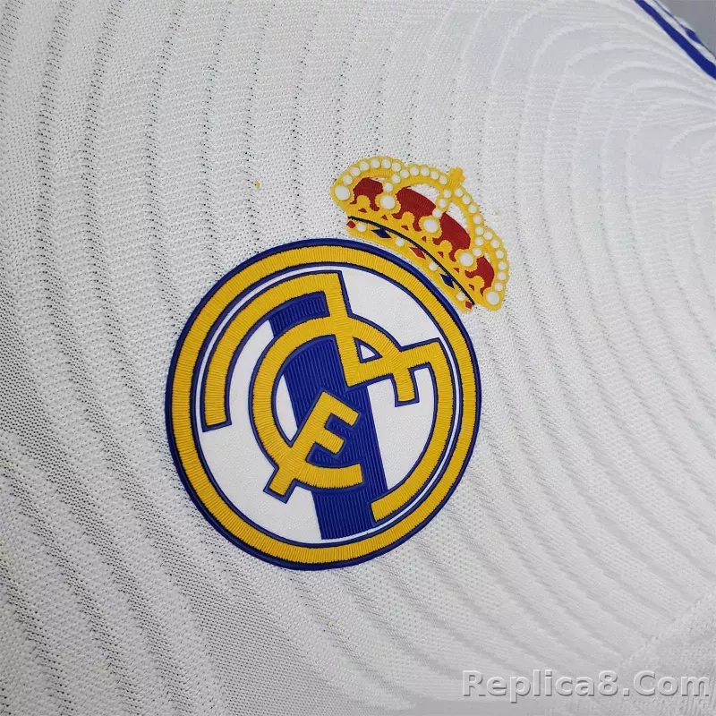 21-22 Real Madrid Home Soccer Jersey Player Version - detail