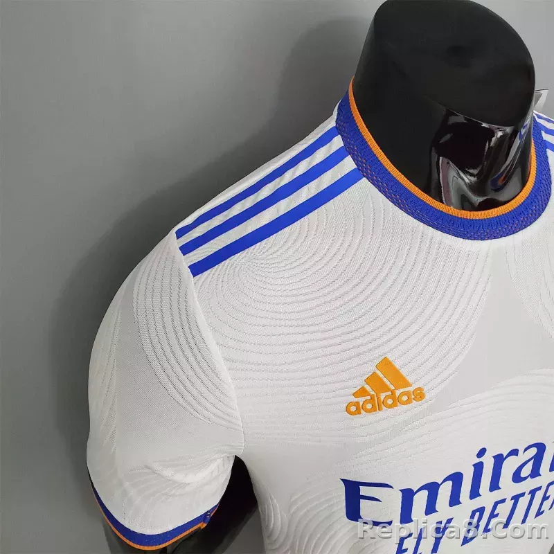 21-22 Real Madrid Home Soccer Jersey Player Version - detail