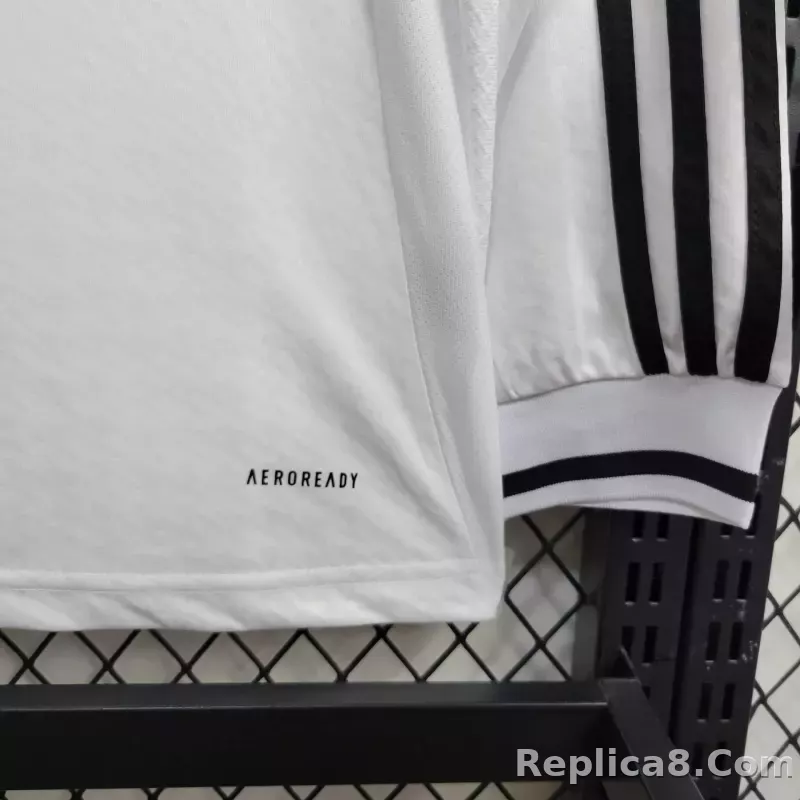 24-25 Real Madrid Home Soccer Jersey Long Sleeve - detail