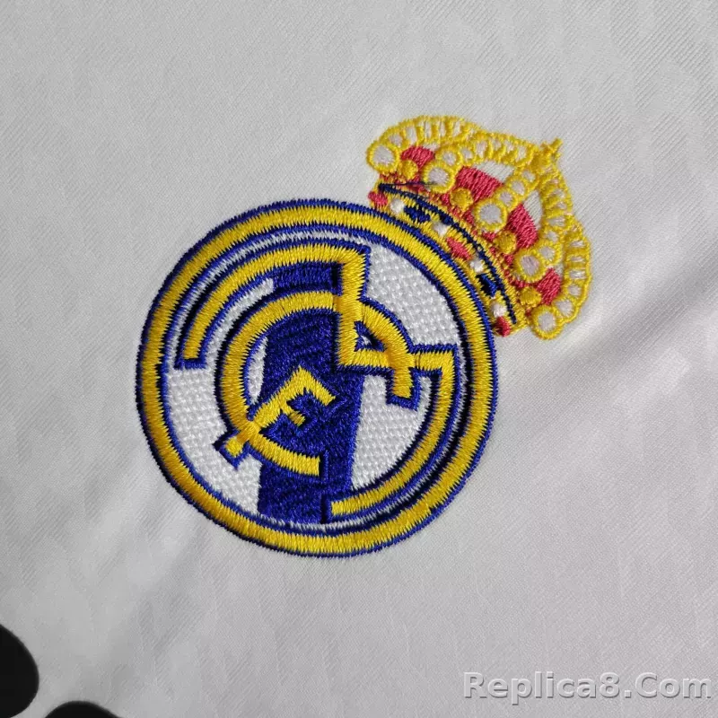 24-25 Real Madrid Home Soccer Jersey Long Sleeve - detail