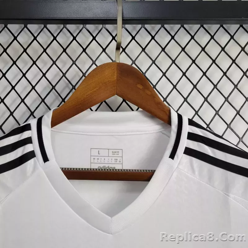 24-25 Real Madrid Home Soccer Jersey Long Sleeve - detail