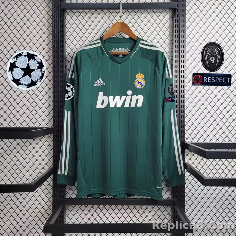 2012/13 Real Madrid Third Away Retro Jersey Long Sleeve - detail