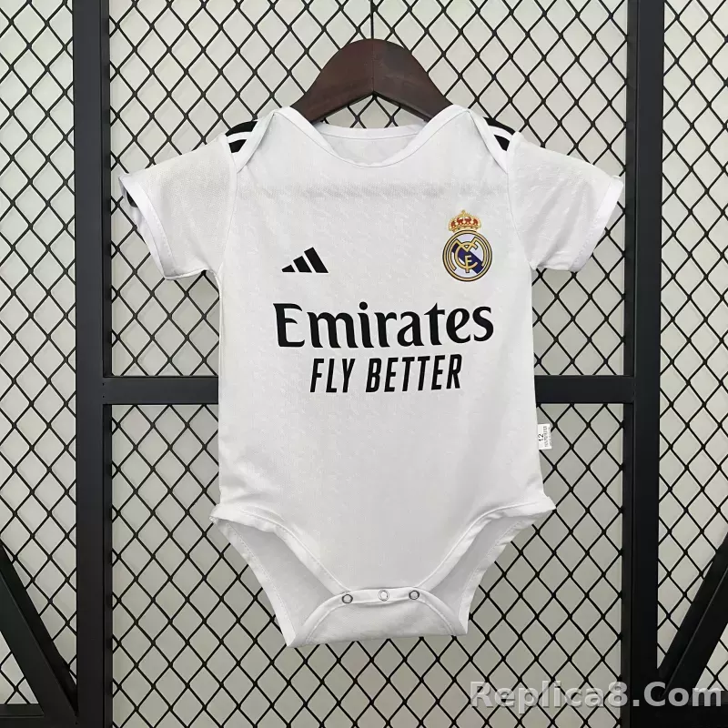 24-25 Real Madrid Home Baby Shirt