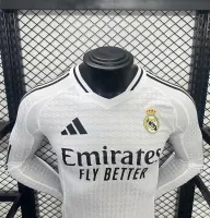 24-25 Real Madrid Home Soccer Jersey Player Version Long Sleeve - view 4