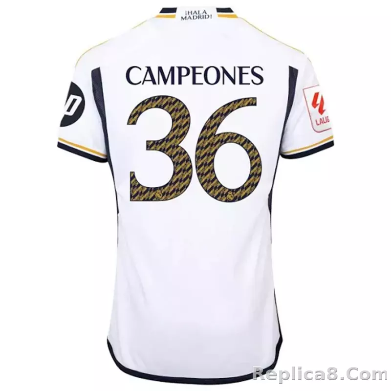23-24 [CAMPEONES #36] Real Madrid Home Jersey