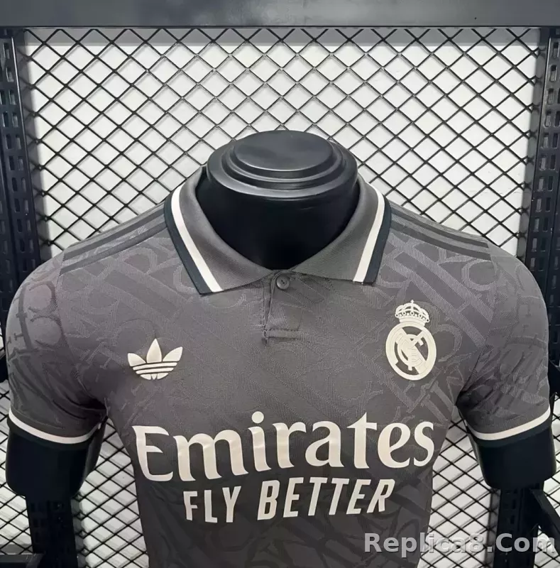 24-25 Real Madrid Third Away Soccer Jersey Player Version - detail
