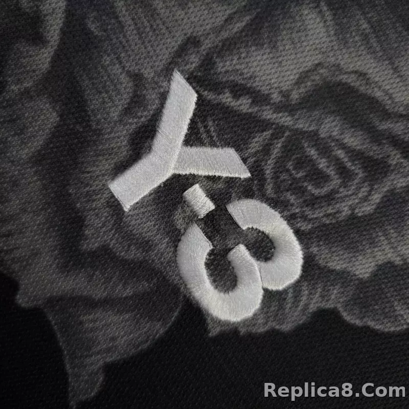 23-24 Real Madrid Y-3 Special Fourth Jersey Black - detail