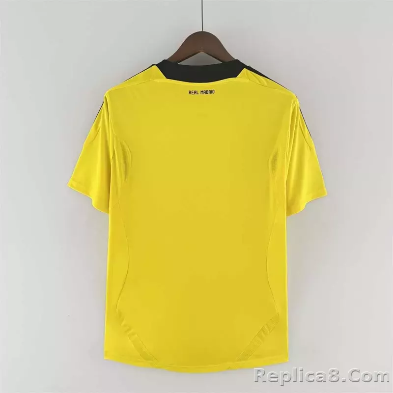 11-12 Real Madrid Retro Jersey Goalkeeper Yellow - detail