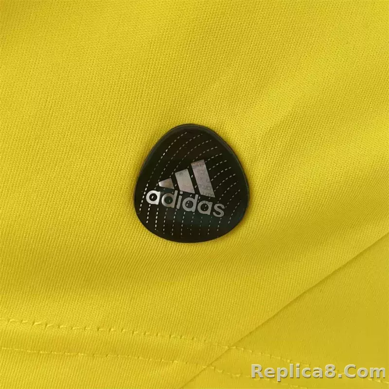 11-12 Real Madrid Retro Jersey Goalkeeper Yellow - detail
