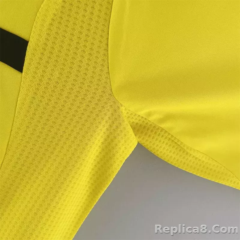11-12 Real Madrid Retro Jersey Goalkeeper Yellow - detail