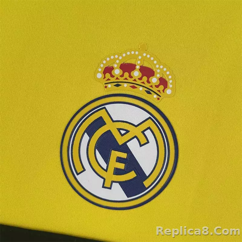 11-12 Real Madrid Retro Jersey Goalkeeper Yellow - detail