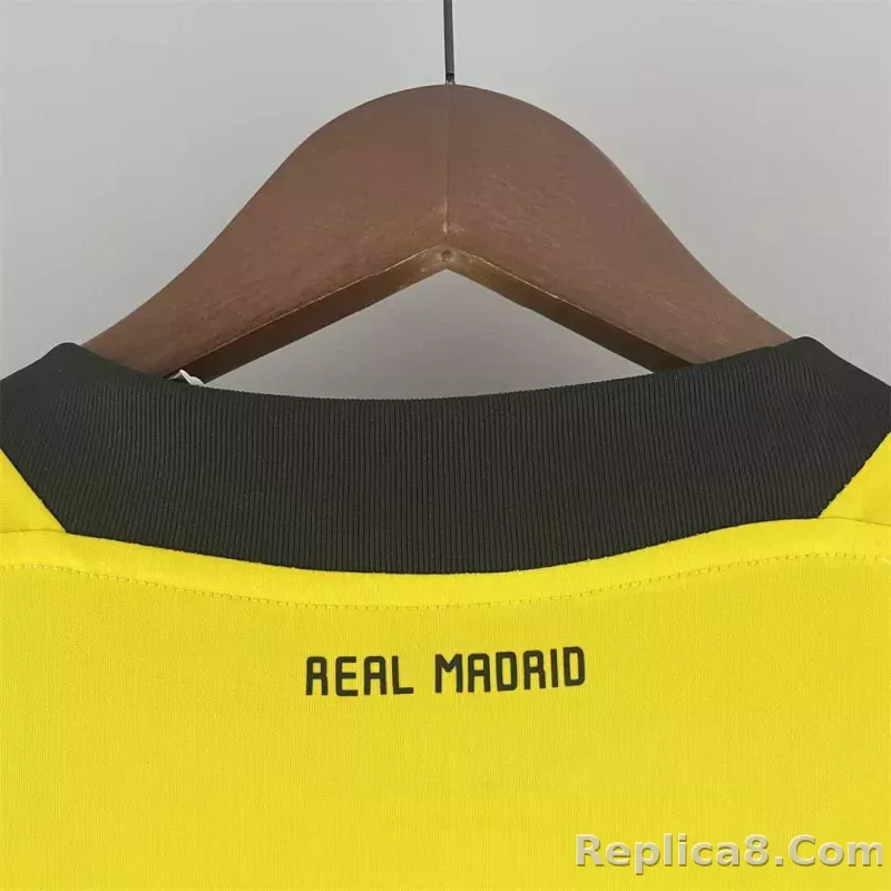 11-12 Real Madrid Retro Jersey Goalkeeper Yellow - detail