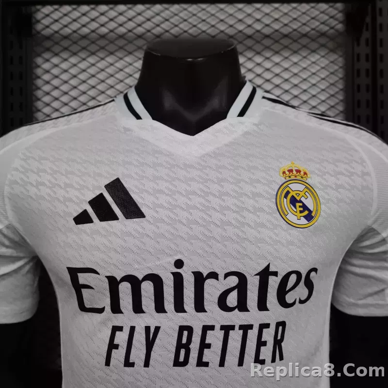 24-25 Real Madrid Home Soccer Jersey Player Version - detail