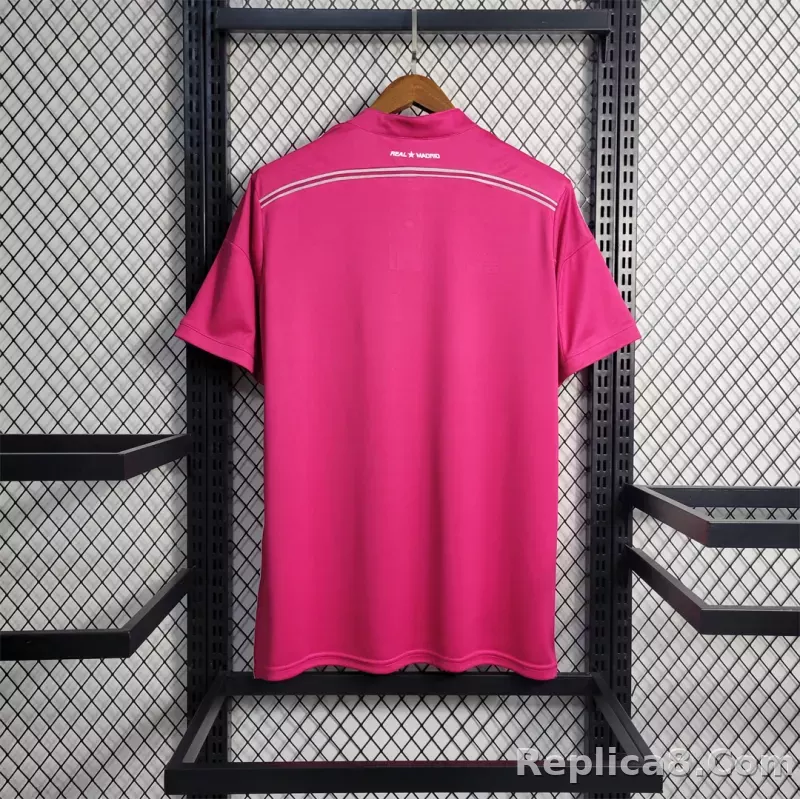 2014/15 Real Madrid Away Retro Jersey Pink - detail