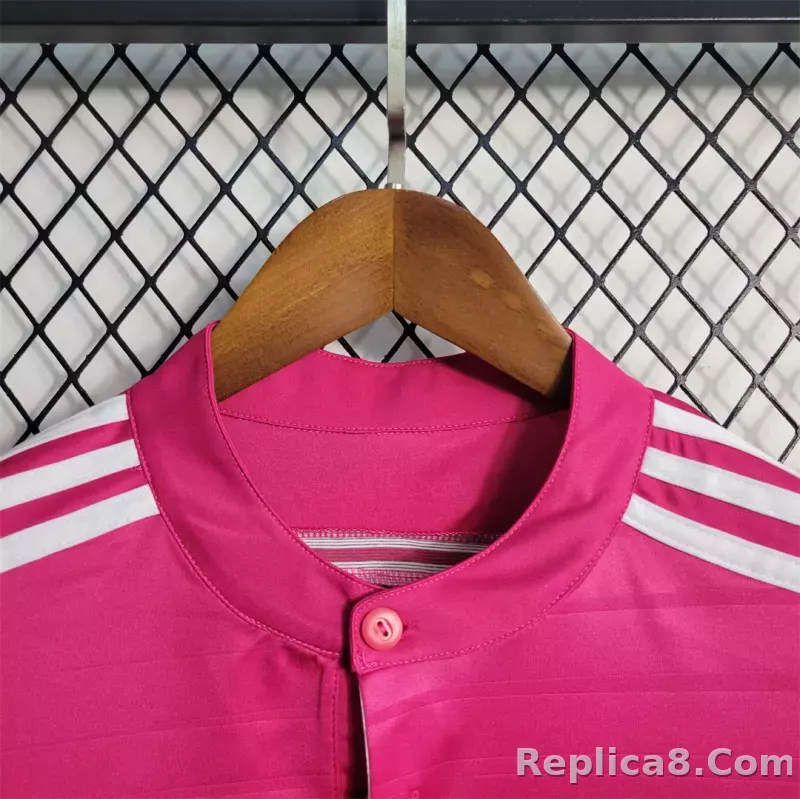 2014/15 Real Madrid Away Retro Jersey Pink - detail