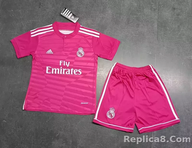 2014/15 Real Madrid Away Retro Kids Kit Jersey+Shorts