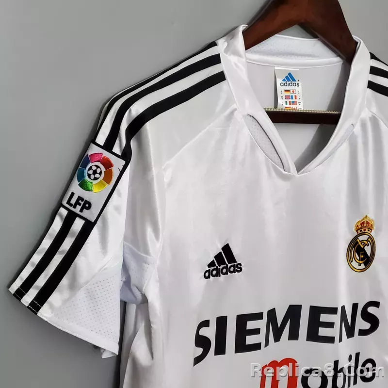 2004/05 Real Madrid Home Retro Jersey - detail