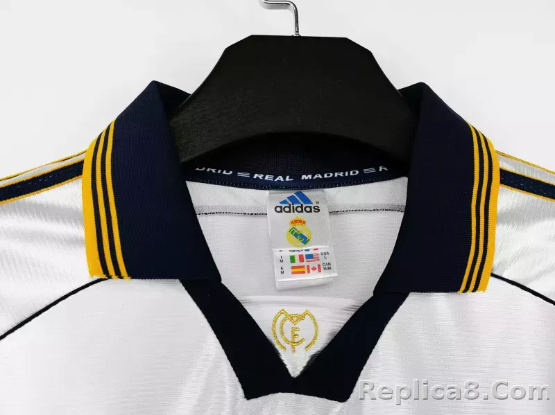 1998/00 Real Madrid Away Retro Jersey - detail
