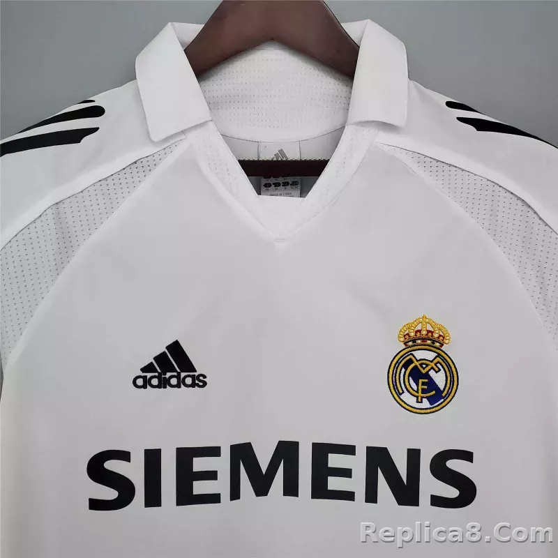 2005/06 Real Madrid Home Retro Jersey - detail