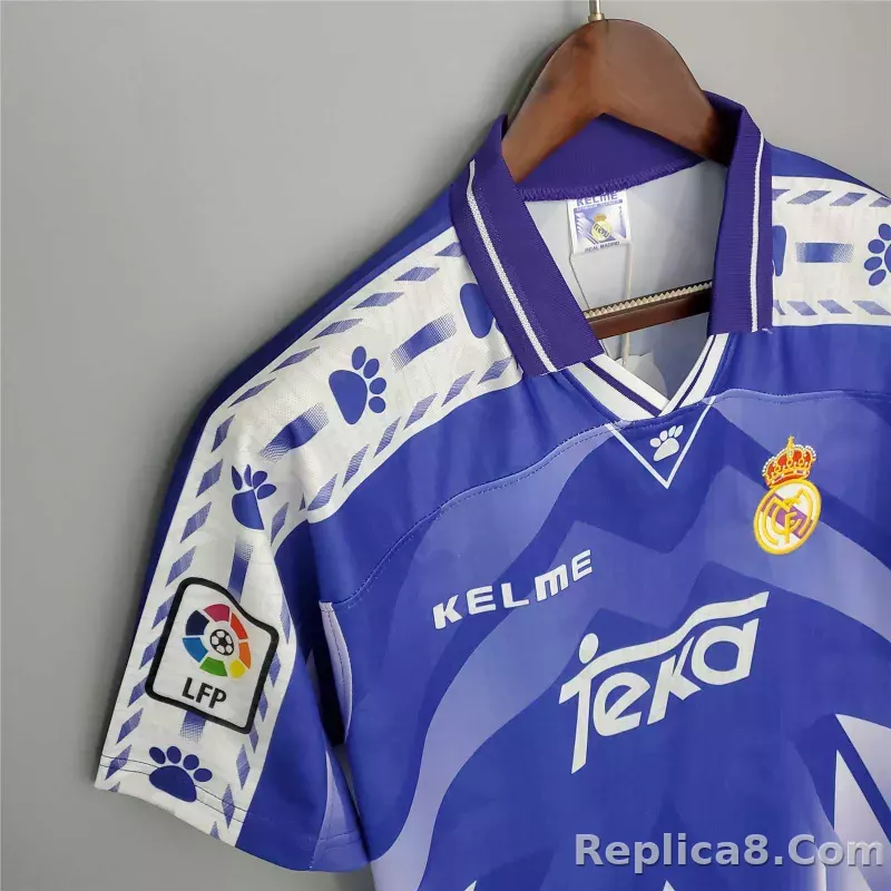 1996/97 Real Madrid Away Retro Jersey - detail