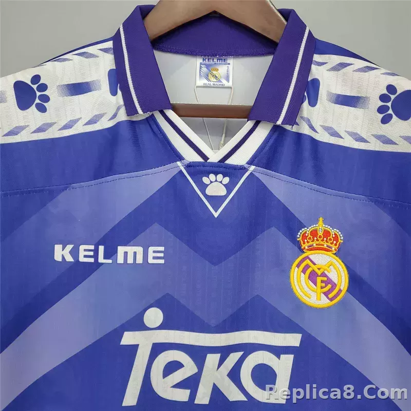 1996/97 Real Madrid Away Retro Jersey - detail