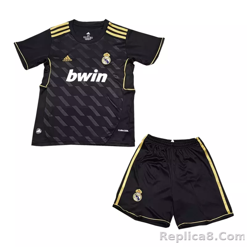2011/12 Real Madrid Away Retro Kids Kit Jersey+Shorts