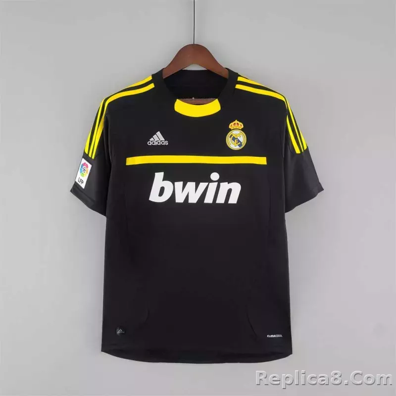 11-12 Real Madrid Away Retro Jersey Goalkeeper Black