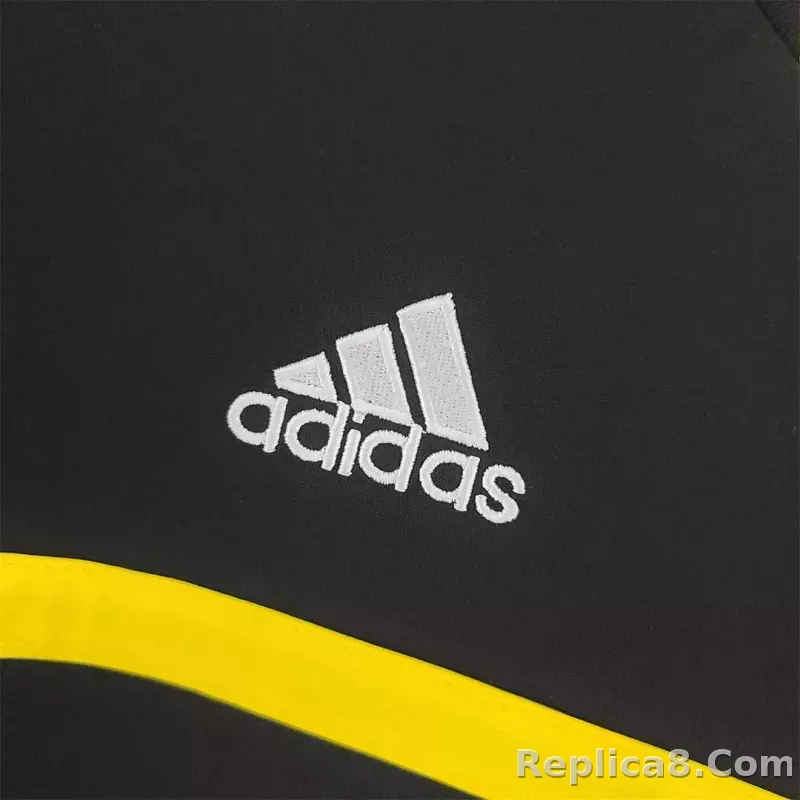 11-12 Real Madrid Away Retro Jersey Goalkeeper Black - detail